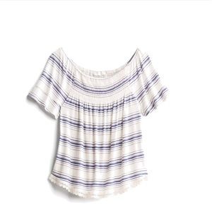 💜Gorgeous SUPER soft & flowy crochet detail knit top- EUC